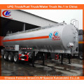 Heavy Duty Tri-Axle 6 Compartiments Oil Tank Trailer 42000liters Semi-remorque Fuel Tank pour la Tanzanie